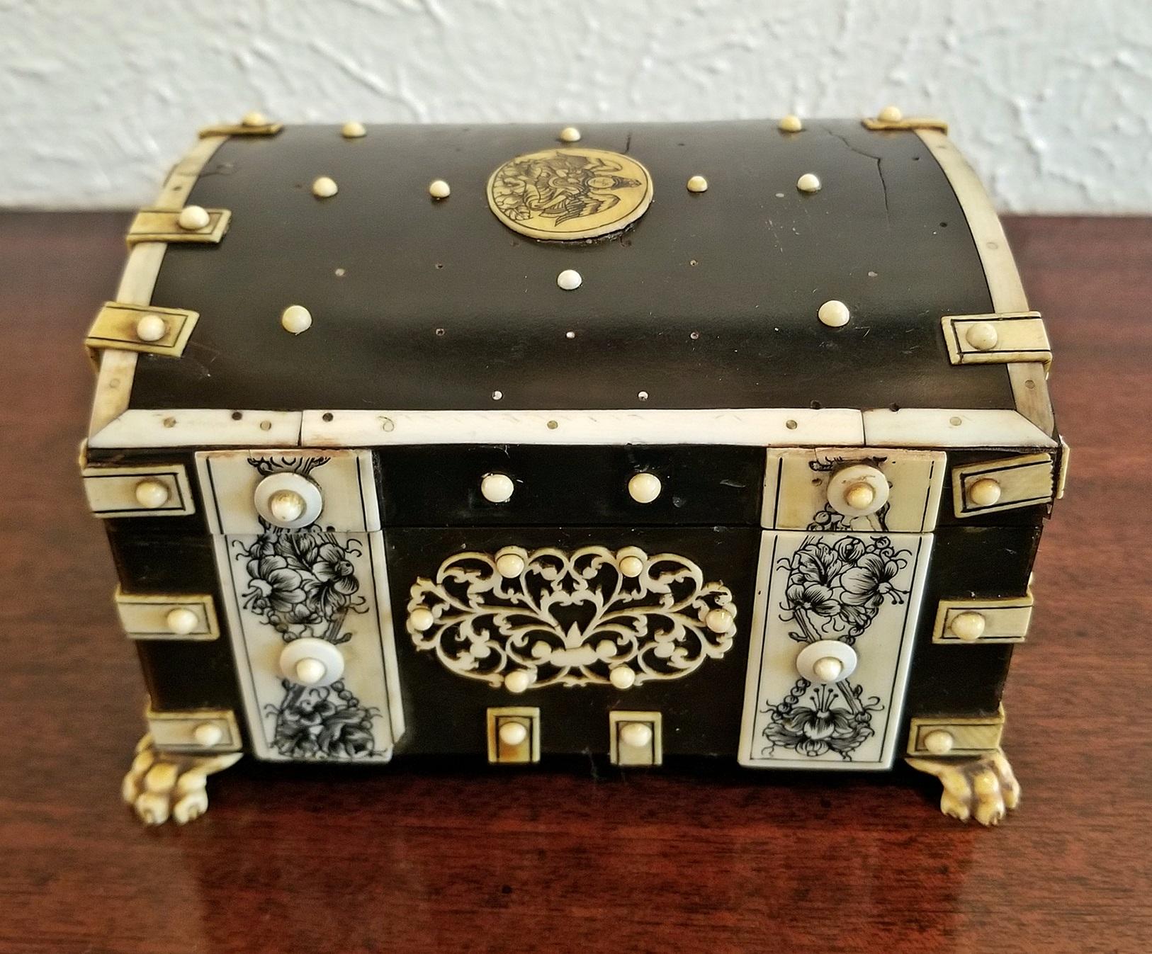 18th Century Anglo-Indian Vizigapatam Pocket Watch Display Box 10