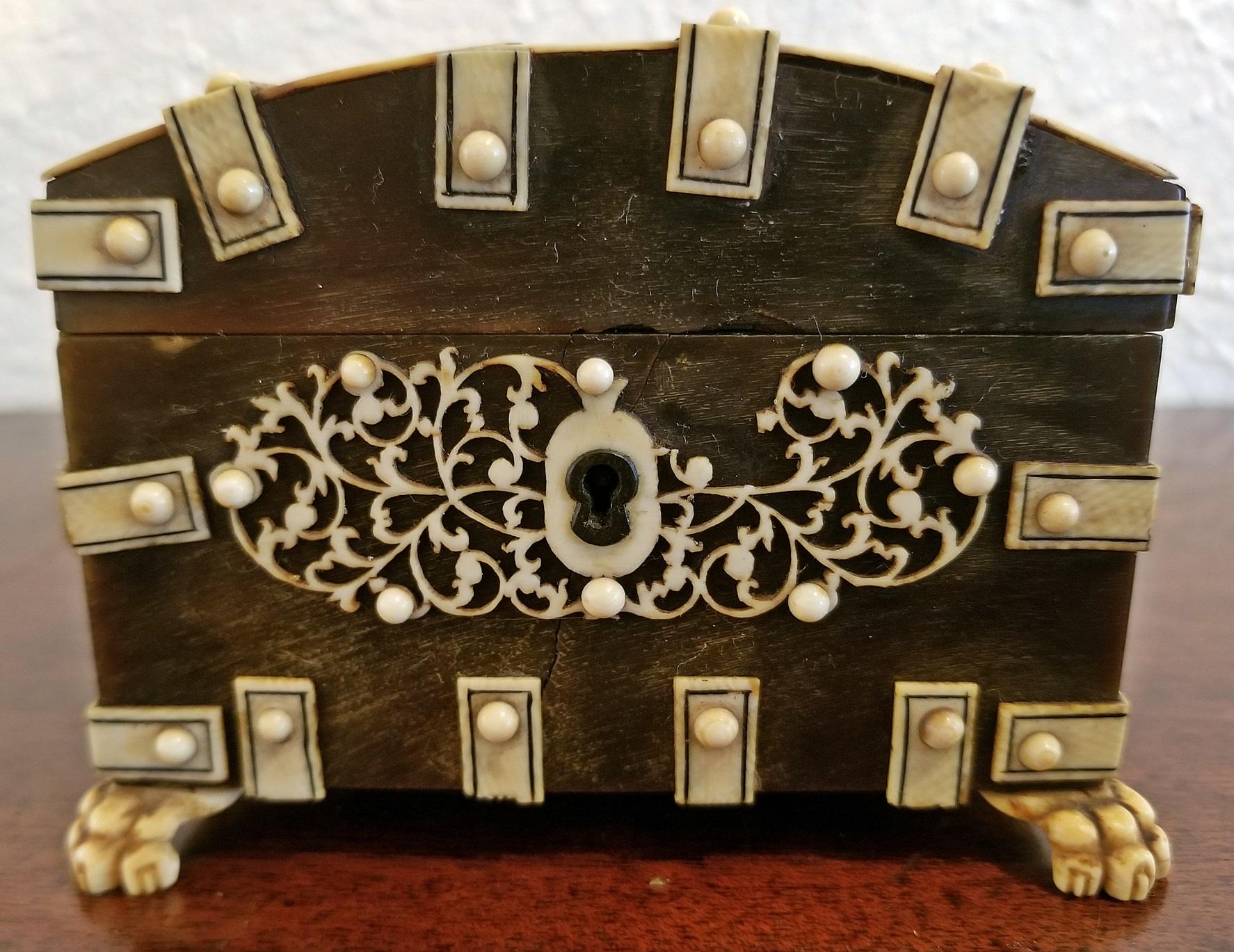 18th Century Anglo-Indian Vizigapatam Pocket Watch Display Box 12