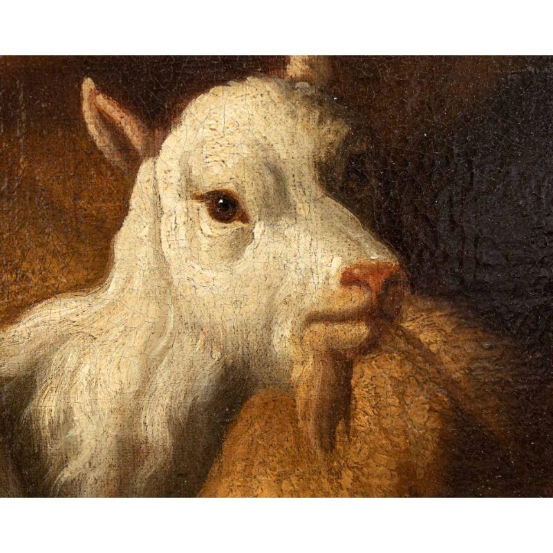 Oiled 18th Century Animals Painting Oil on Canvas area of Londonio