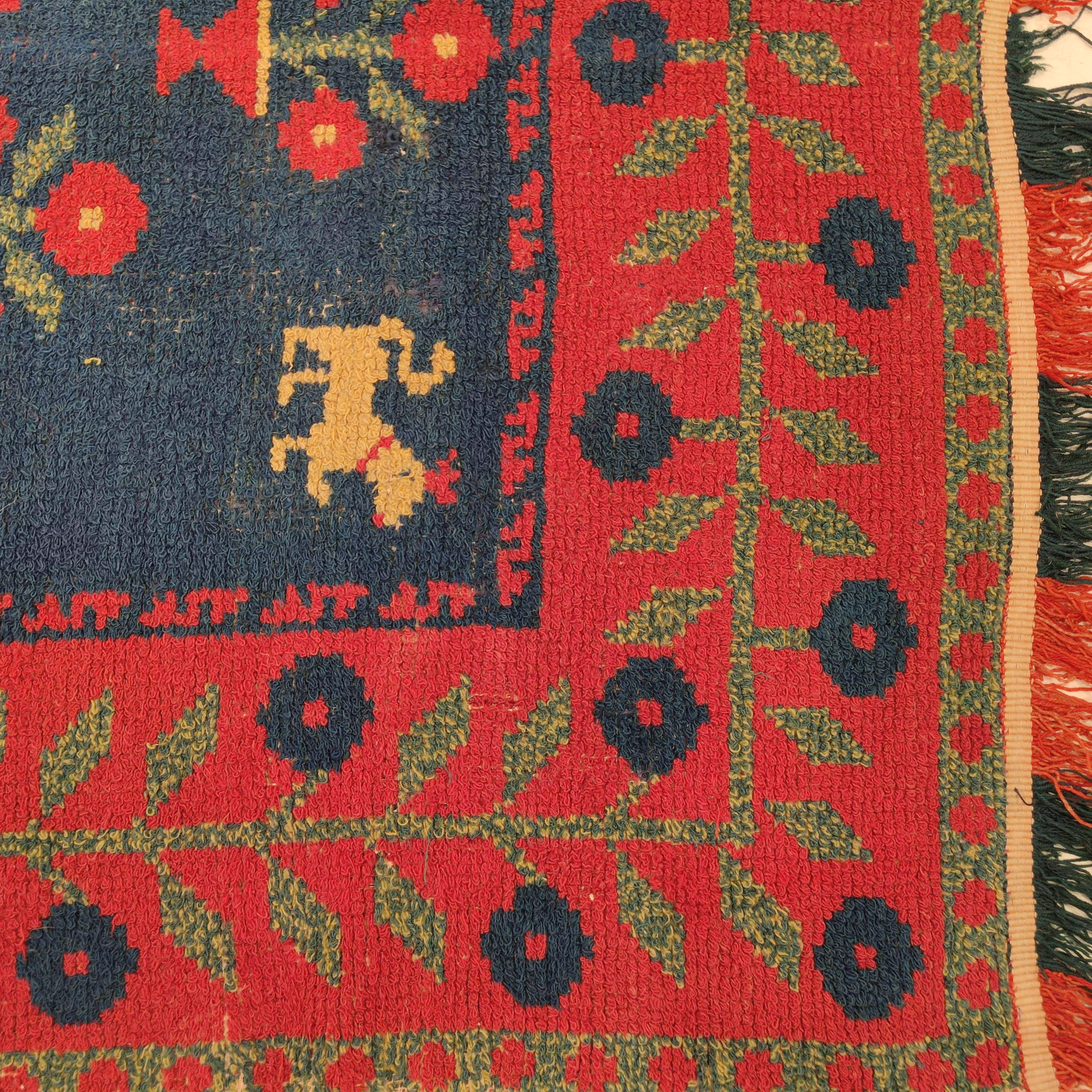 Antiker spanischer Alujarra-Teppich aus dem 18. Jahrhundert (Maurisch) im Angebot