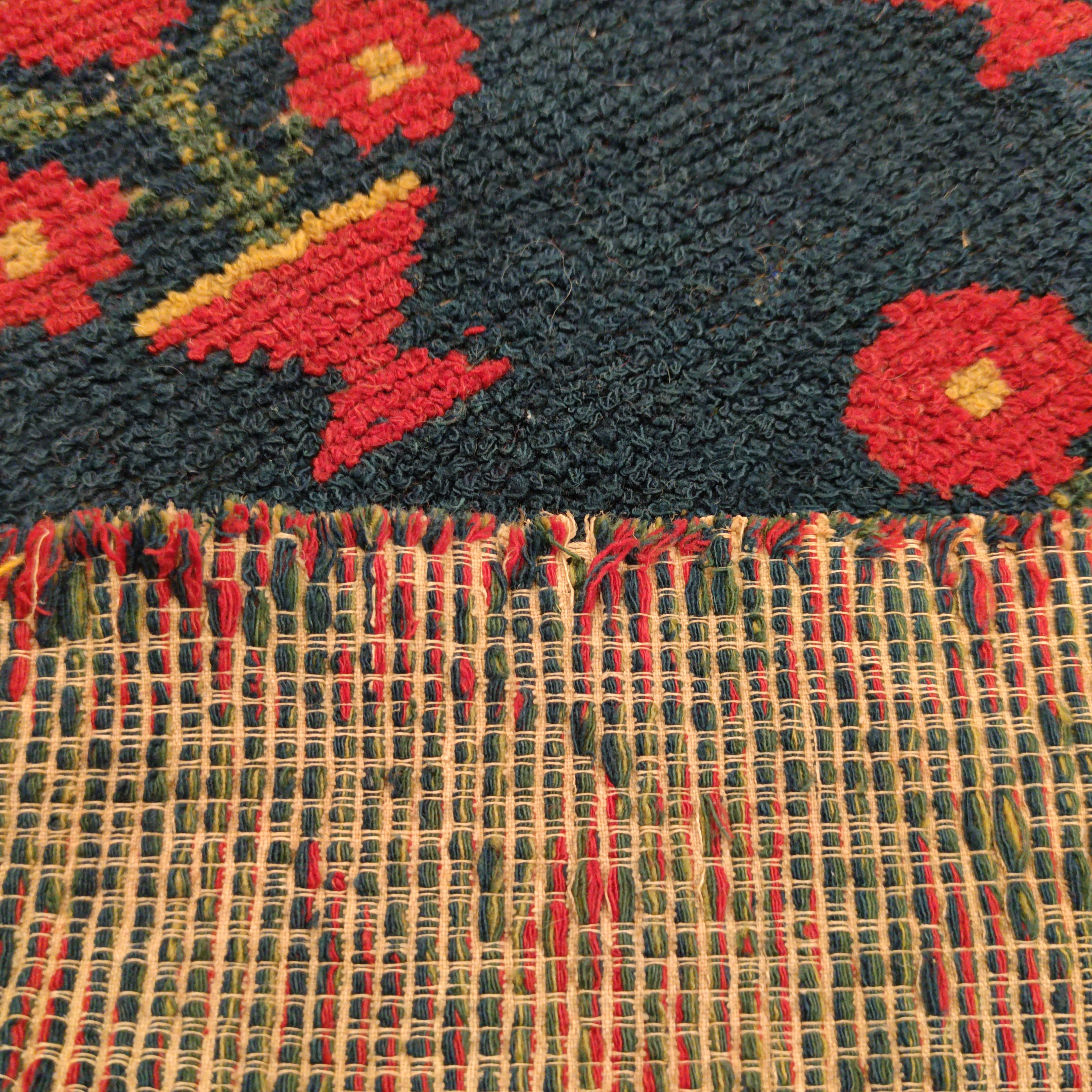 Antiker spanischer Alujarra-Teppich aus dem 18. Jahrhundert (Wolle) im Angebot