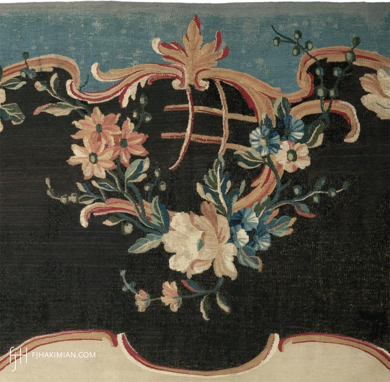 18th Century Antique Aubusson Rug For Sale at 1stDibs