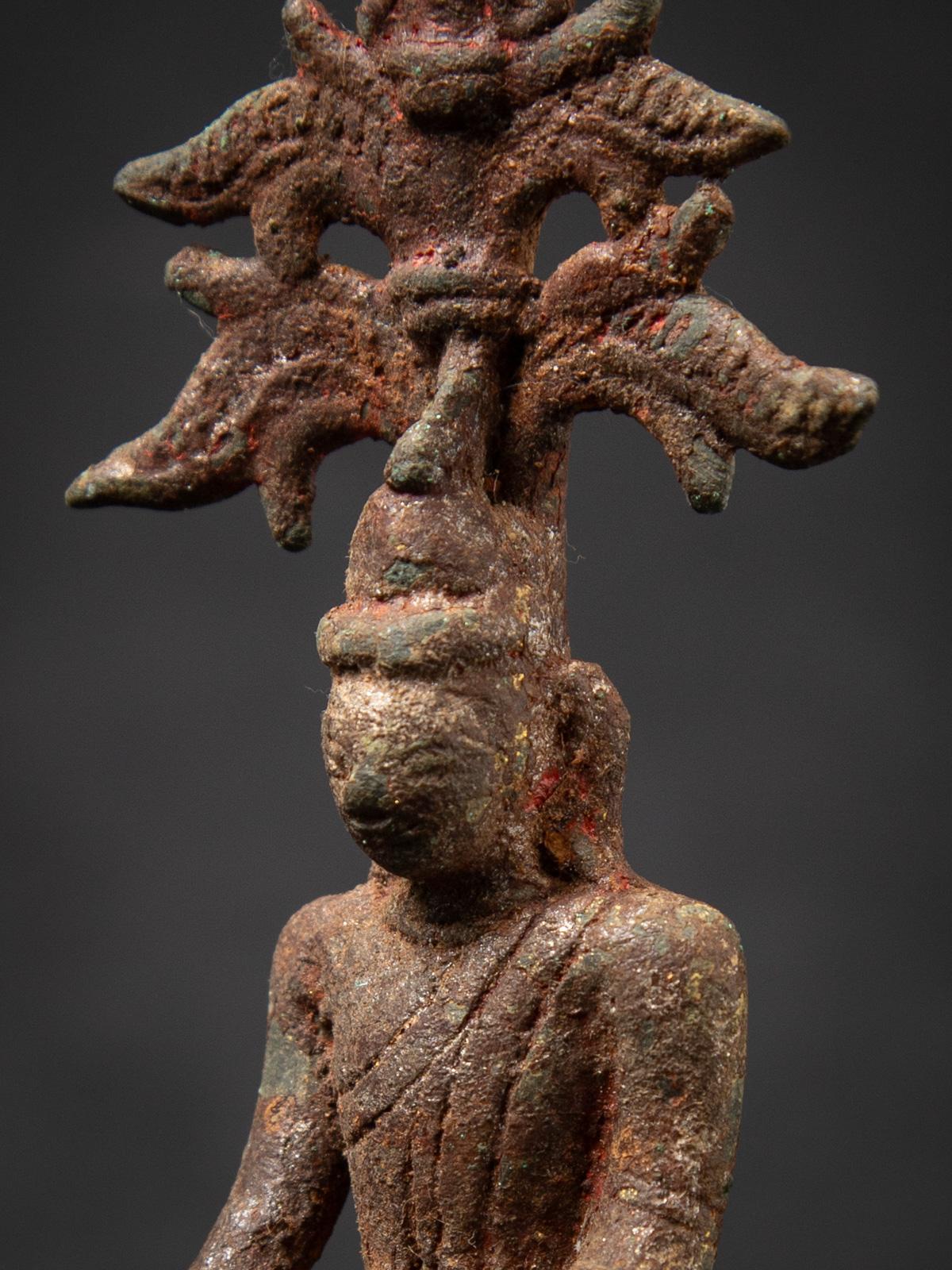 18th century Antique bronze Burmese Shan Buddha - OriginalBuddhas For Sale 8