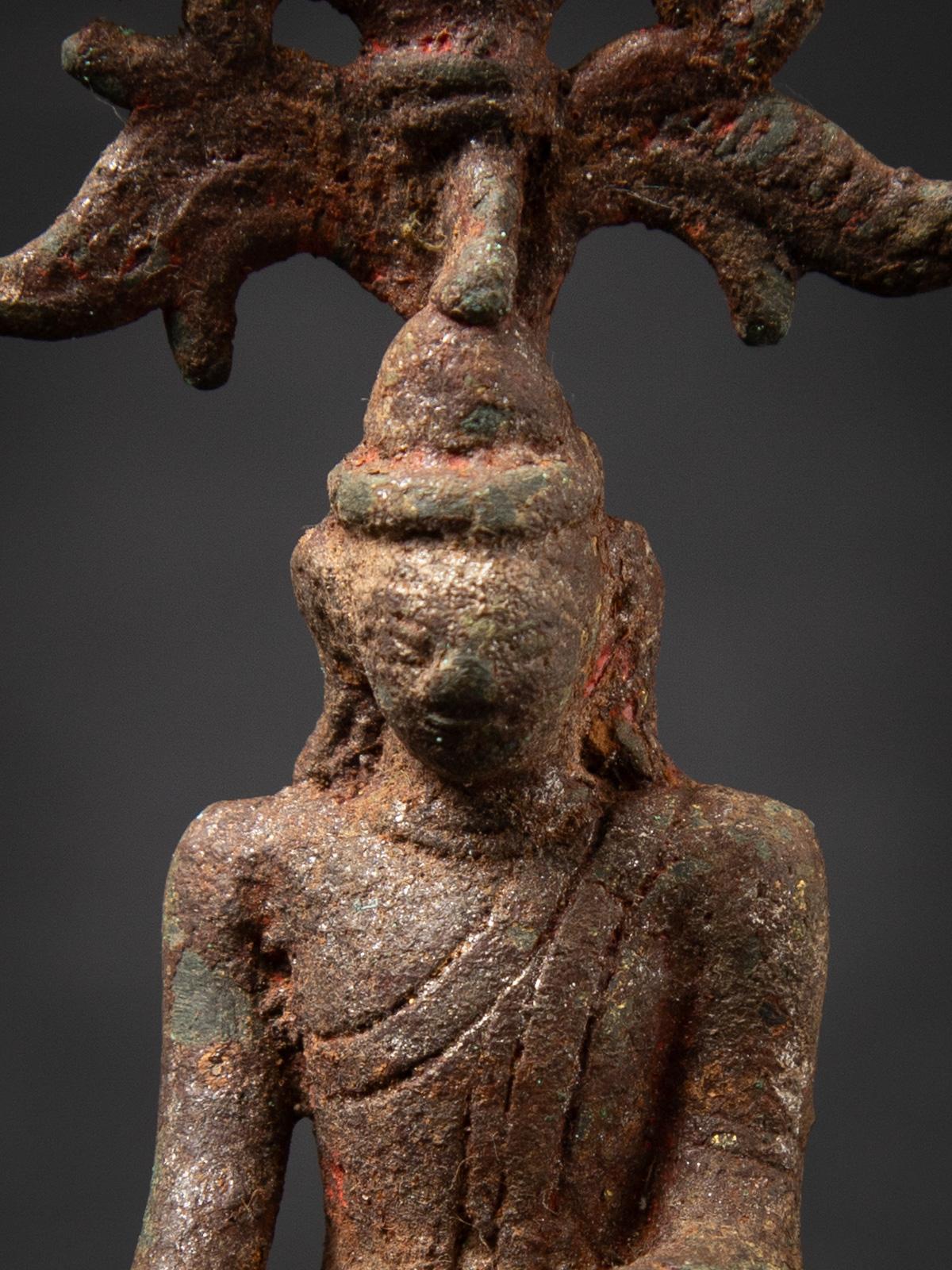 18th century Antique bronze Burmese Shan Buddha - OriginalBuddhas For Sale 9
