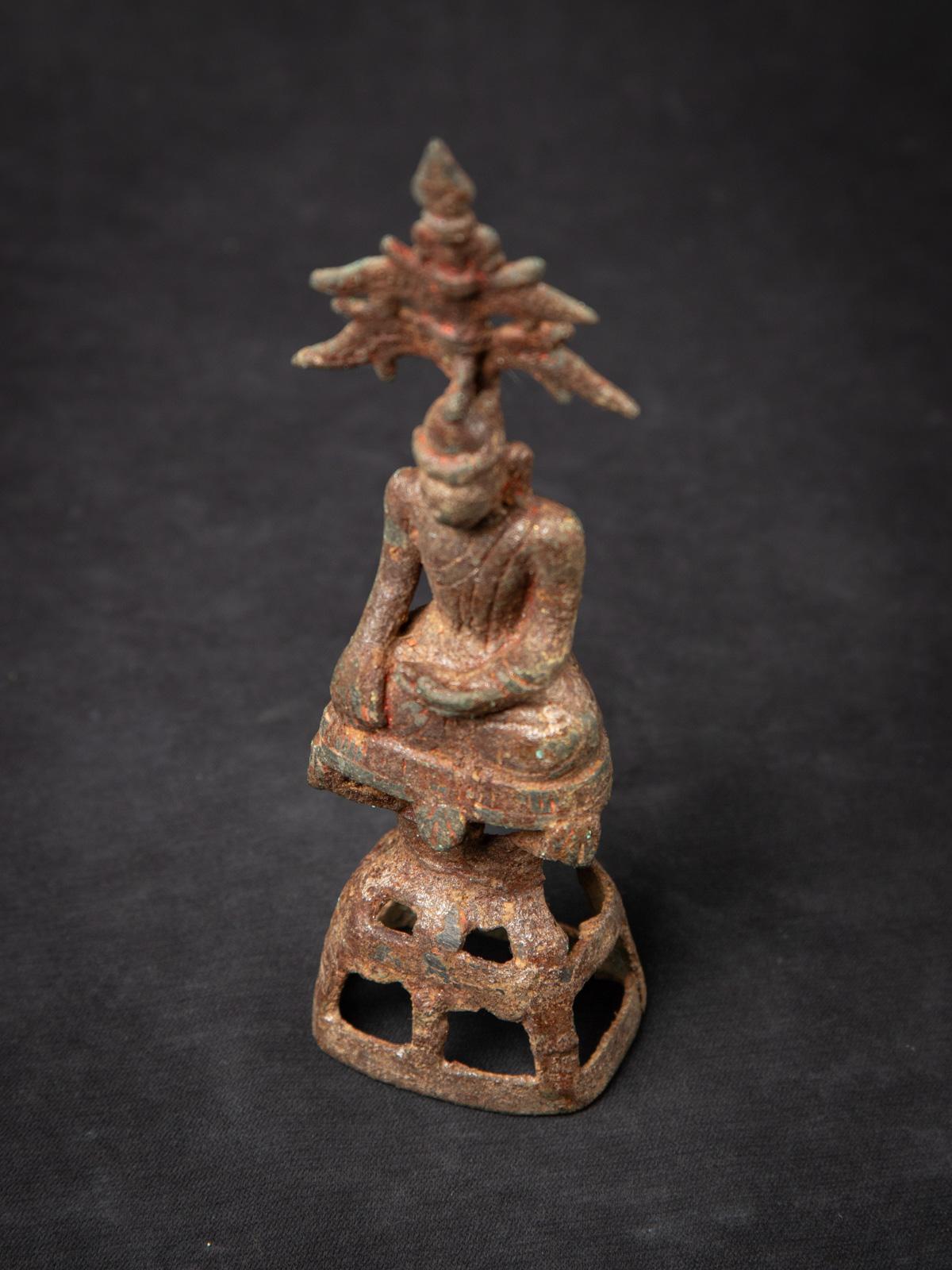 18th century Antique bronze Burmese Shan Buddha - OriginalBuddhas For Sale 11