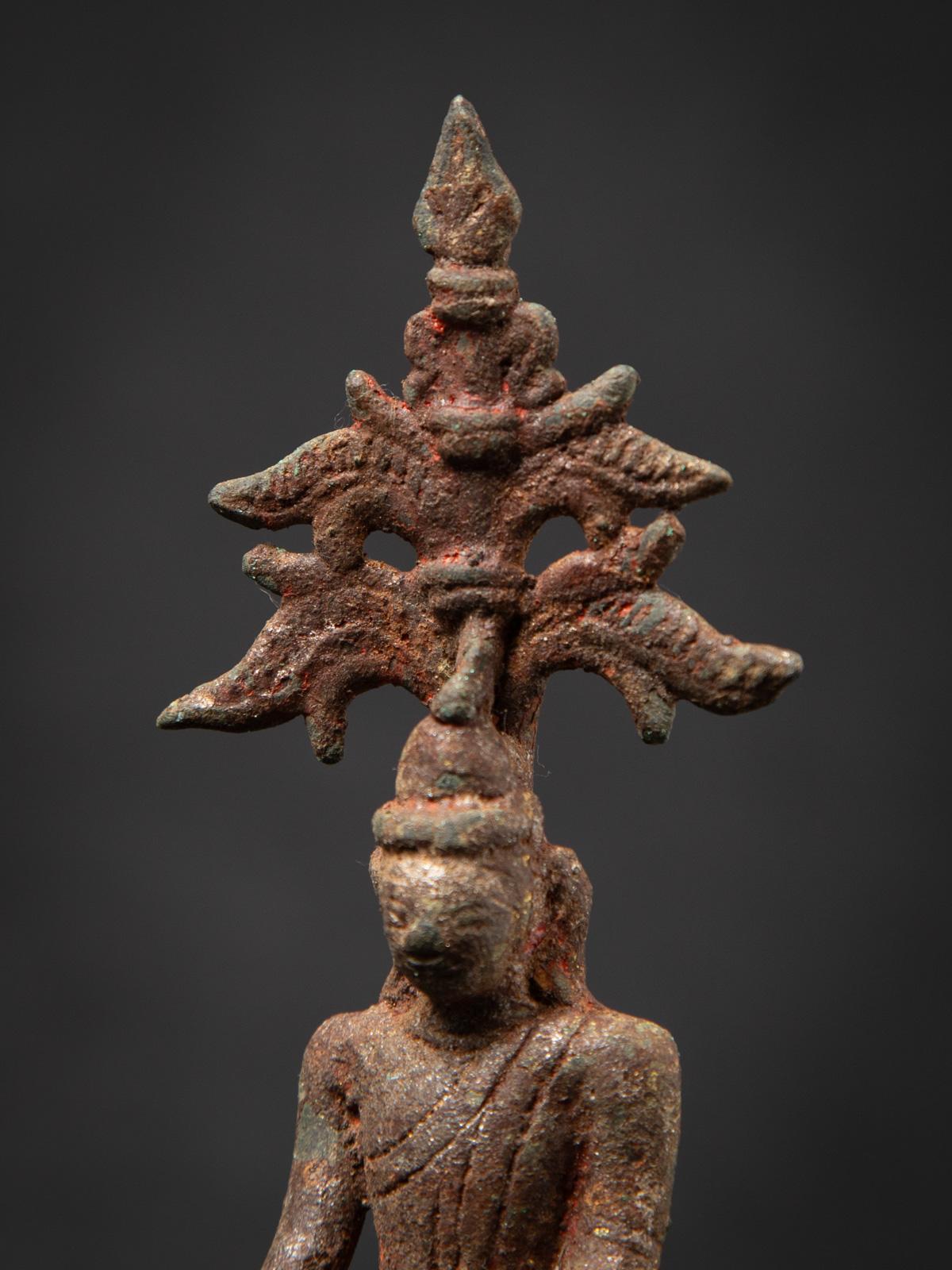 18th century Antique bronze Burmese Shan Buddha - OriginalBuddhas For Sale 13