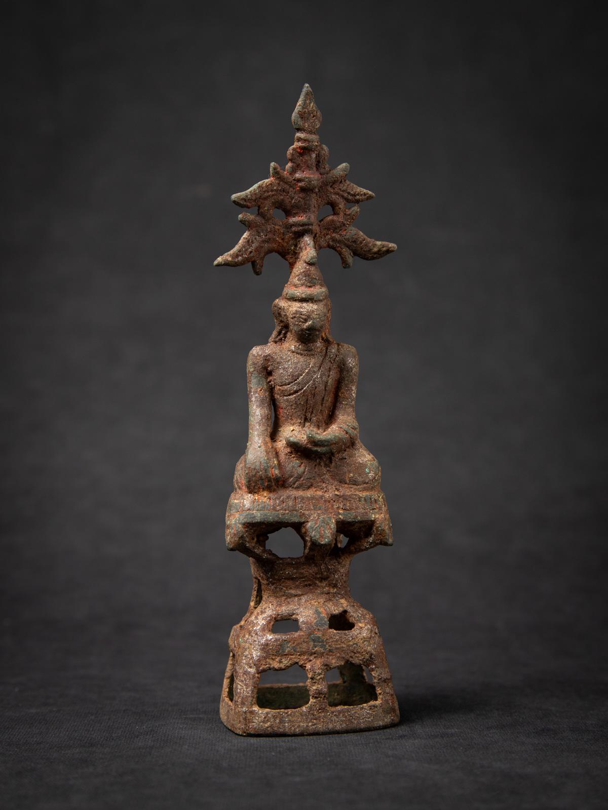 18th century Antique bronze Burmese Shan Buddha - OriginalBuddhas For Sale 1