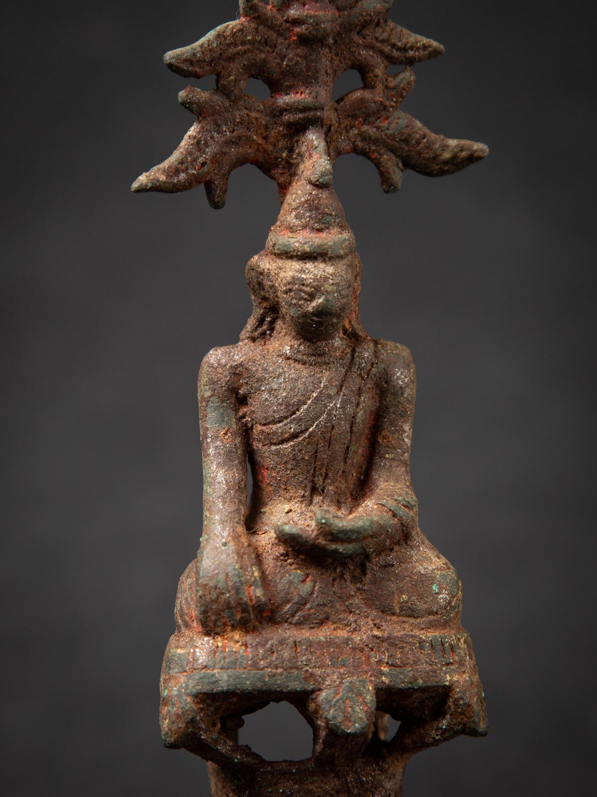 18th century Antique bronze Burmese Shan Buddha - OriginalBuddhas For Sale 2