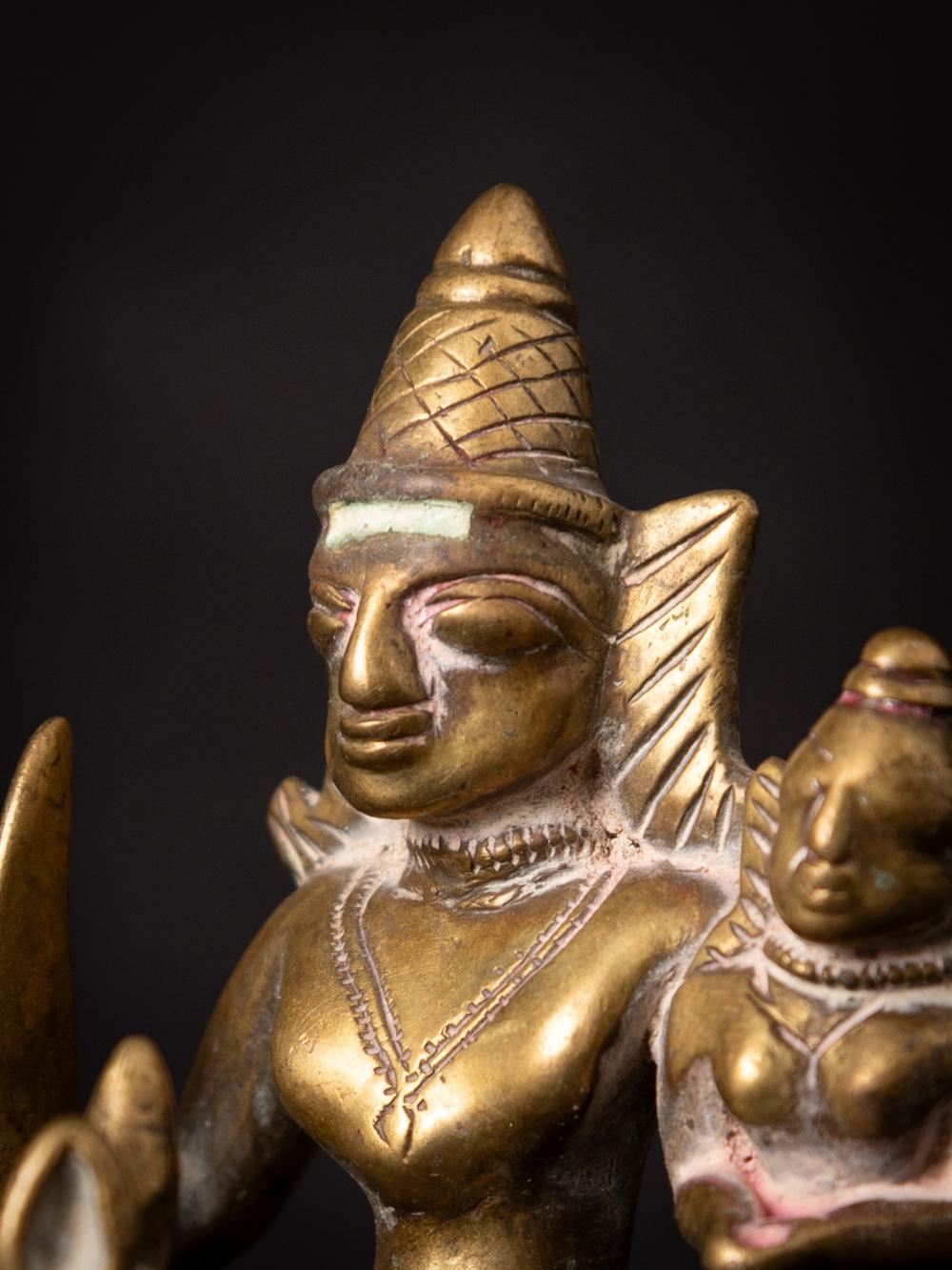 18th century Antique bronze horse with rider from India from India For Sale 8