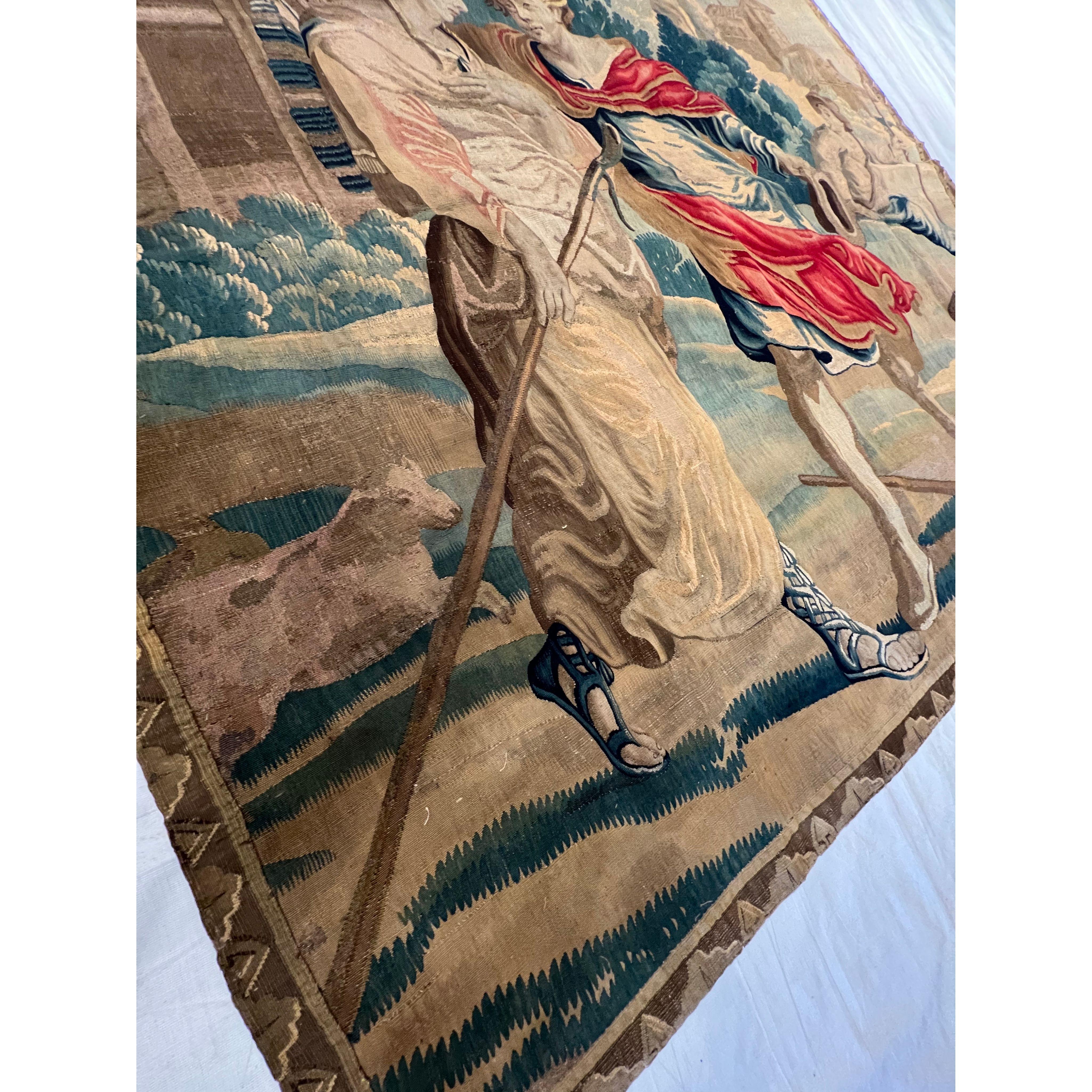 Other 18th Century Antique Brussel Tapestry 7'2