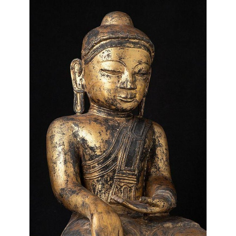 18th Century Antique Burmese Shan Buddha from Burma Original Buddhas