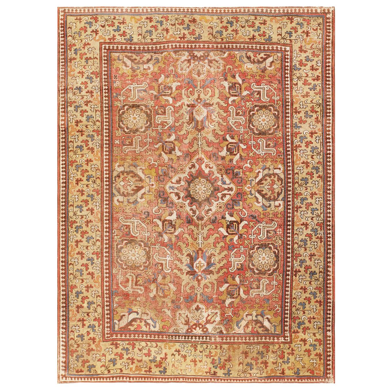18th Century Antique Caucasian Kuba Carpet. 6 ft 9 in x 9 ft 5 in For Sale