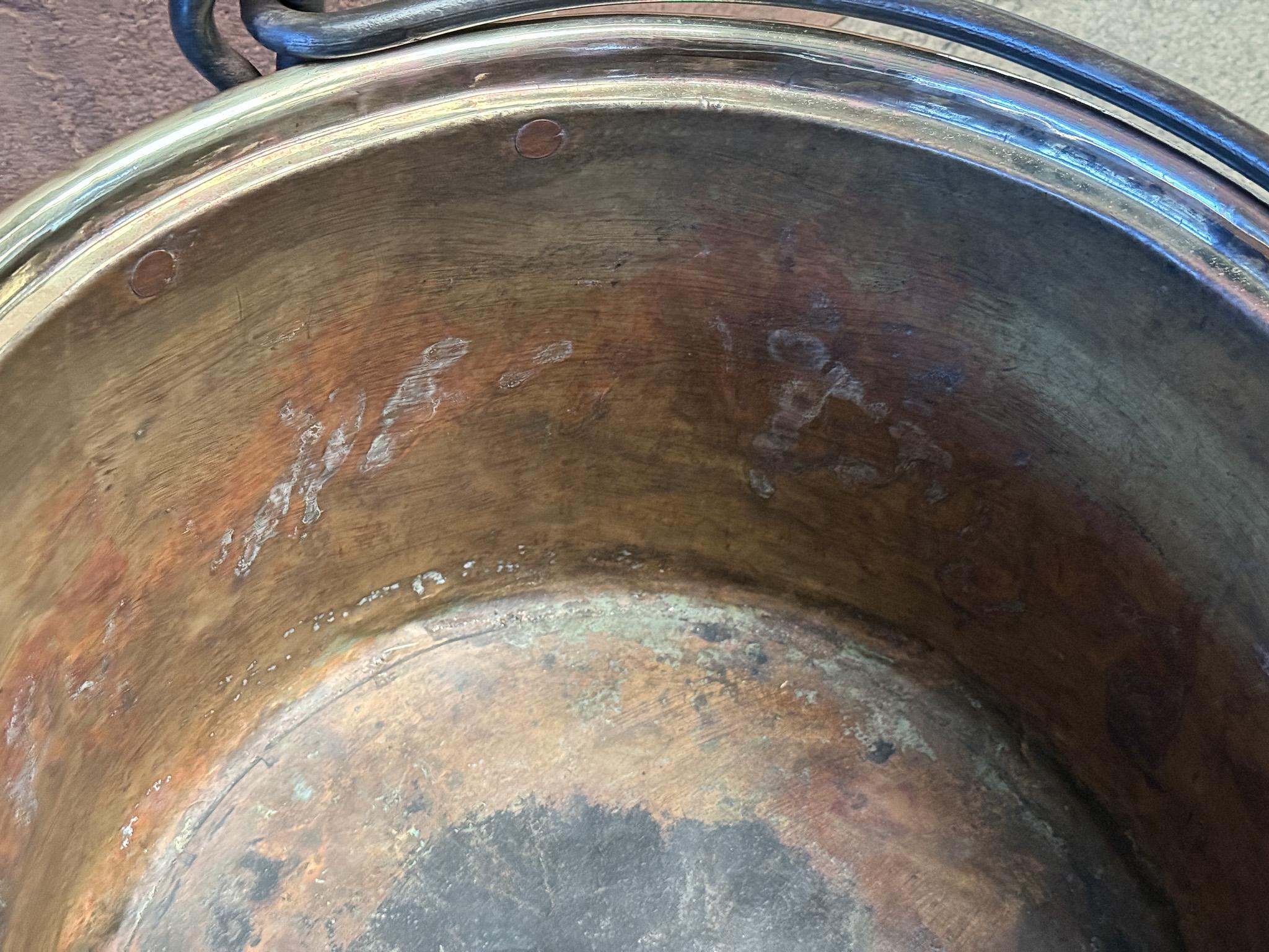 18th Century Antique Dutch Polished Brass Firewood Basket 7