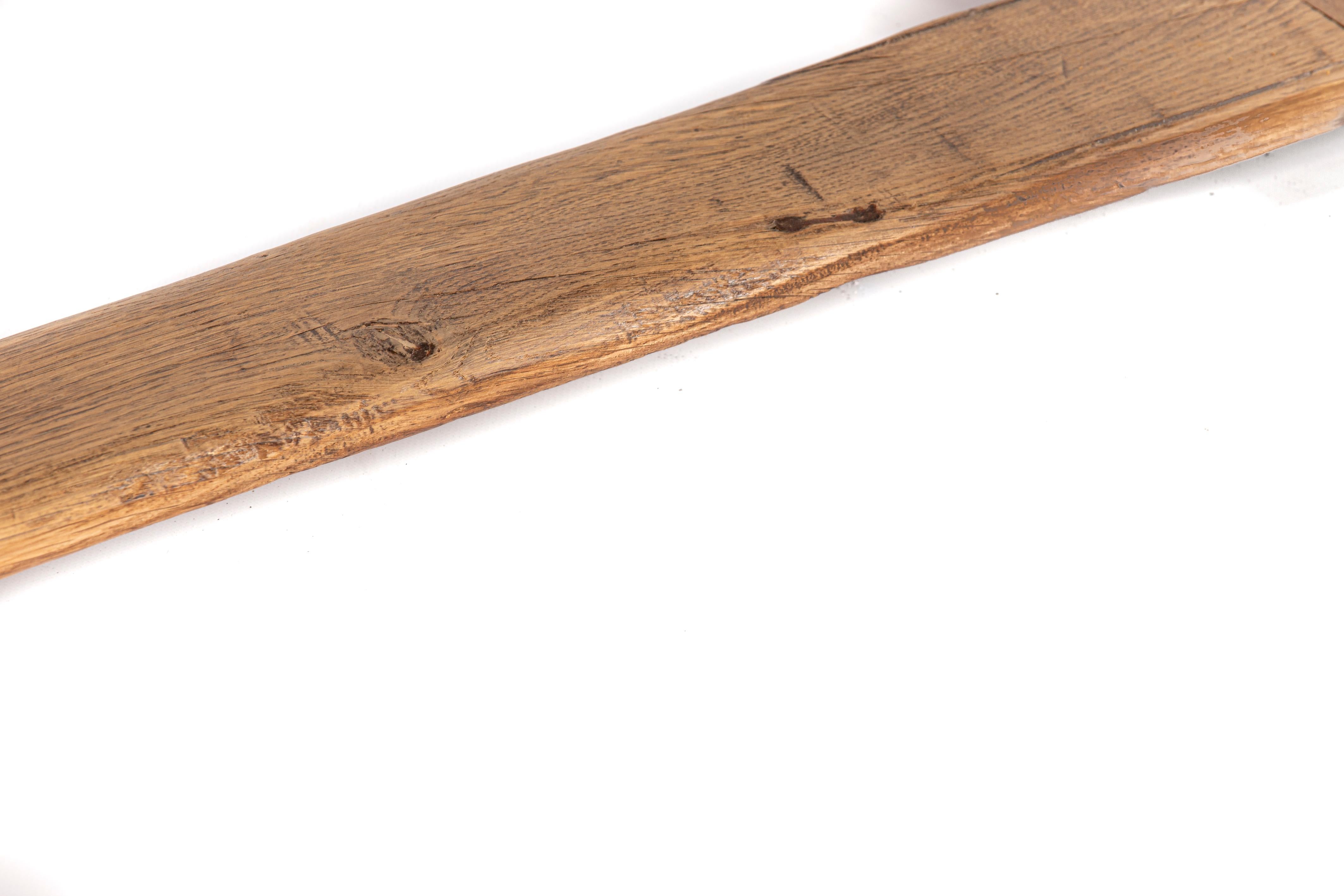 Table Bolpoot Tafel hollandaise antique de la Renaissance du 18ème siècle en chêne naturel rustique en vente 11