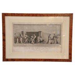 Antiker Radierungsdruck des 18. Jahrhunderts von Alessandro Mochetti