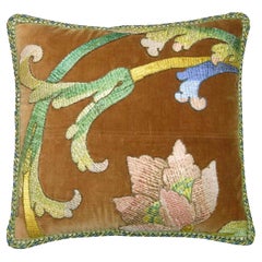 18th Century Antique Florentine Tapestry Pillow