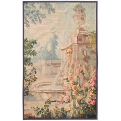 Nazmiyal 18th Century Antique French Beauvais Tapestry. 4 ft 4 in x 6 ft 9 in