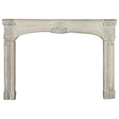 18. Jahrhundert Antike Französisch Classic Kalkstein Regency Kamin Surround