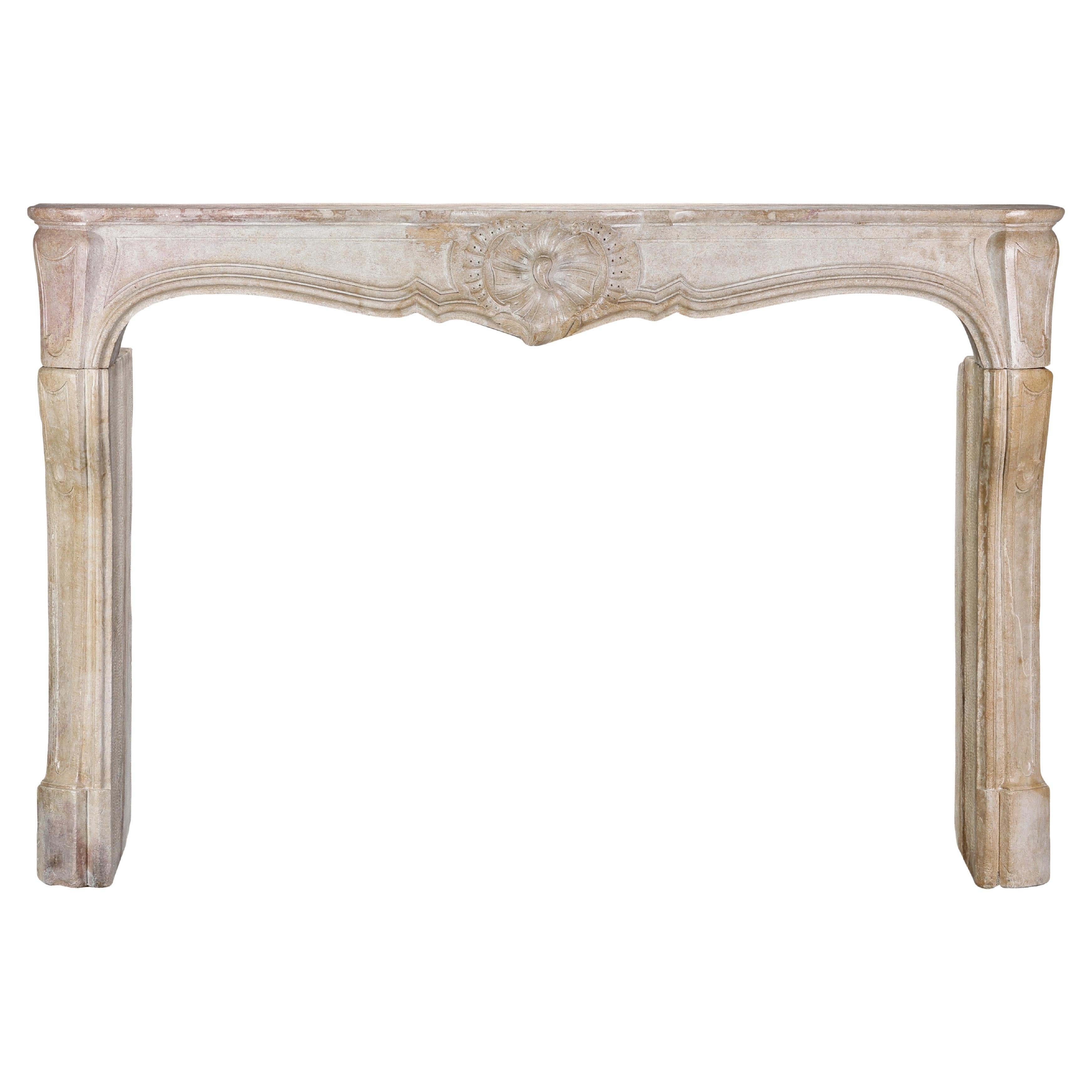Siglo XVIII Antique French Decorative Regency Chimenea de Piedra Extra Ancha en venta
