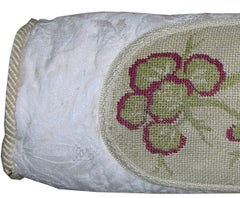 18th Century Antique French Needlepoint Pillow