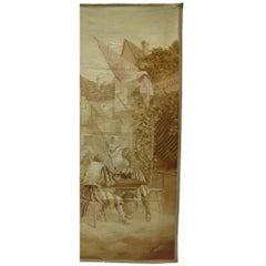 18th Century Antique French Tapestry 7' X 5'7"