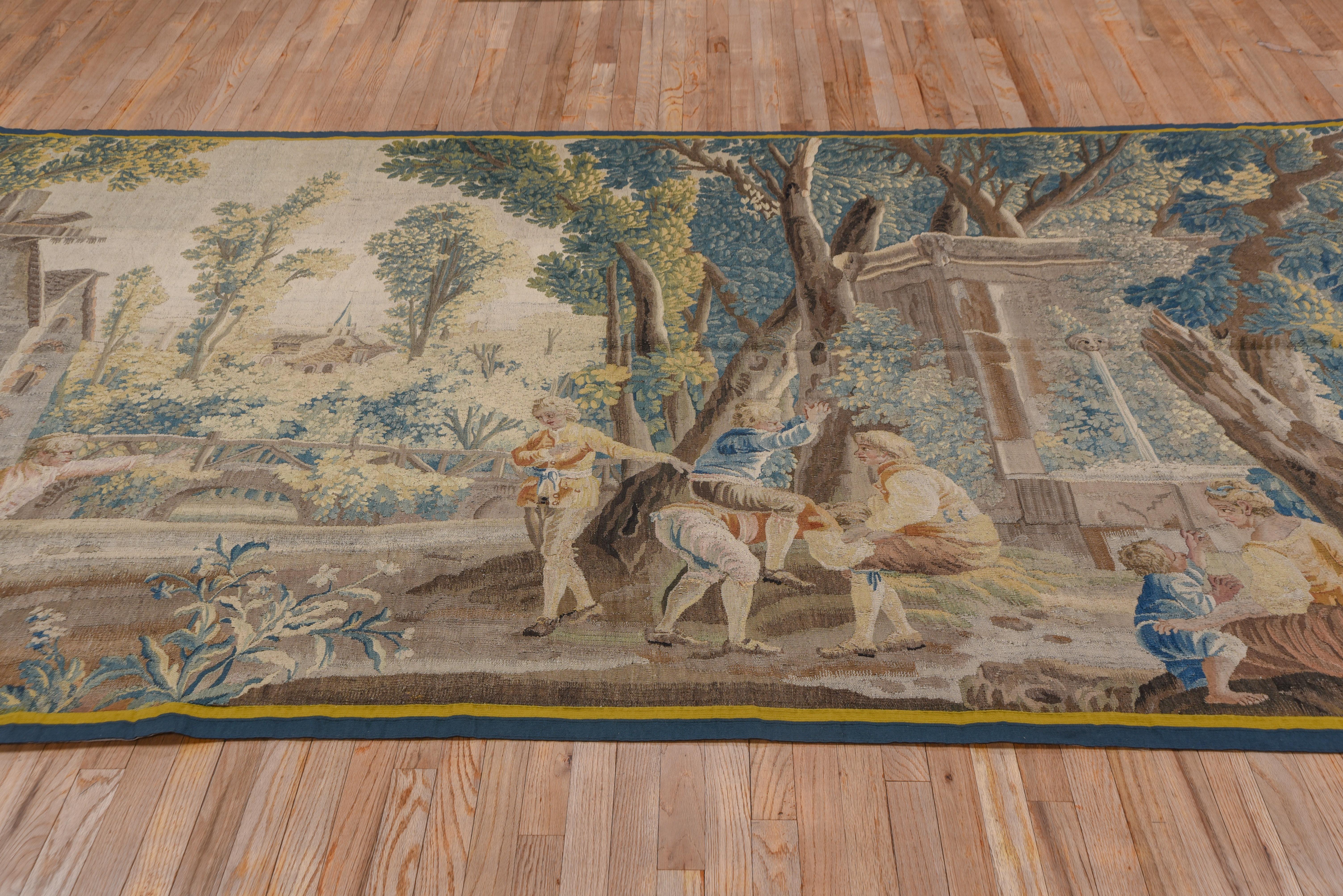 vintage french tapestry