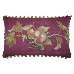 18th Century Antique French Tapestry Pillow