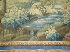 antiker französischer Verdure-Wandteppich aus dem 18