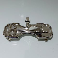 18th Century Antique Geo II Sterling Silver Snuffer& tray London 1727/39 J Gould