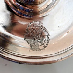 18th Century Antique George II Sterling Silver Chamberstick Lon 1755 J Quantock