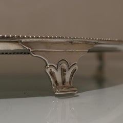 18th Century Antique George III Sterling Silver Salver Lond 1782 Hester Bateman