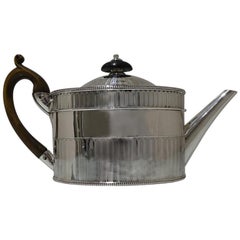 18th Century Antique George III Sterling Silver Teapot Lon 1783 Wakelin &Taylor