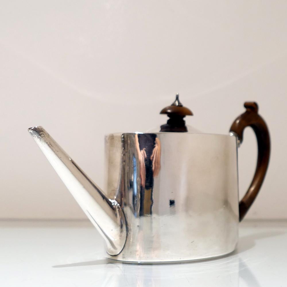 18th Century Antique George III Sterling Silver Teapot Lon 1789 Charles Aldridge 3