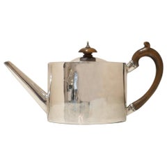 18th Century Antique George III Sterling Silver Teapot Lon 1789 Charles Aldridge
