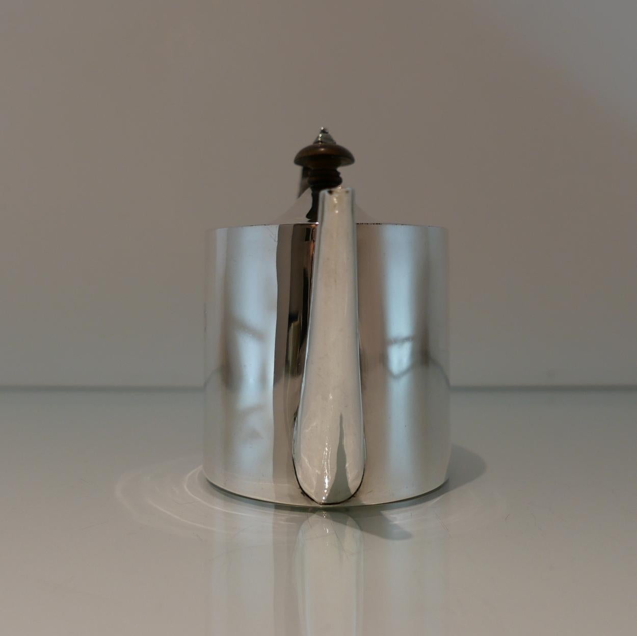 18th Century Antique George III Sterling Silver Teapot London 1792 Henry Chawner 6