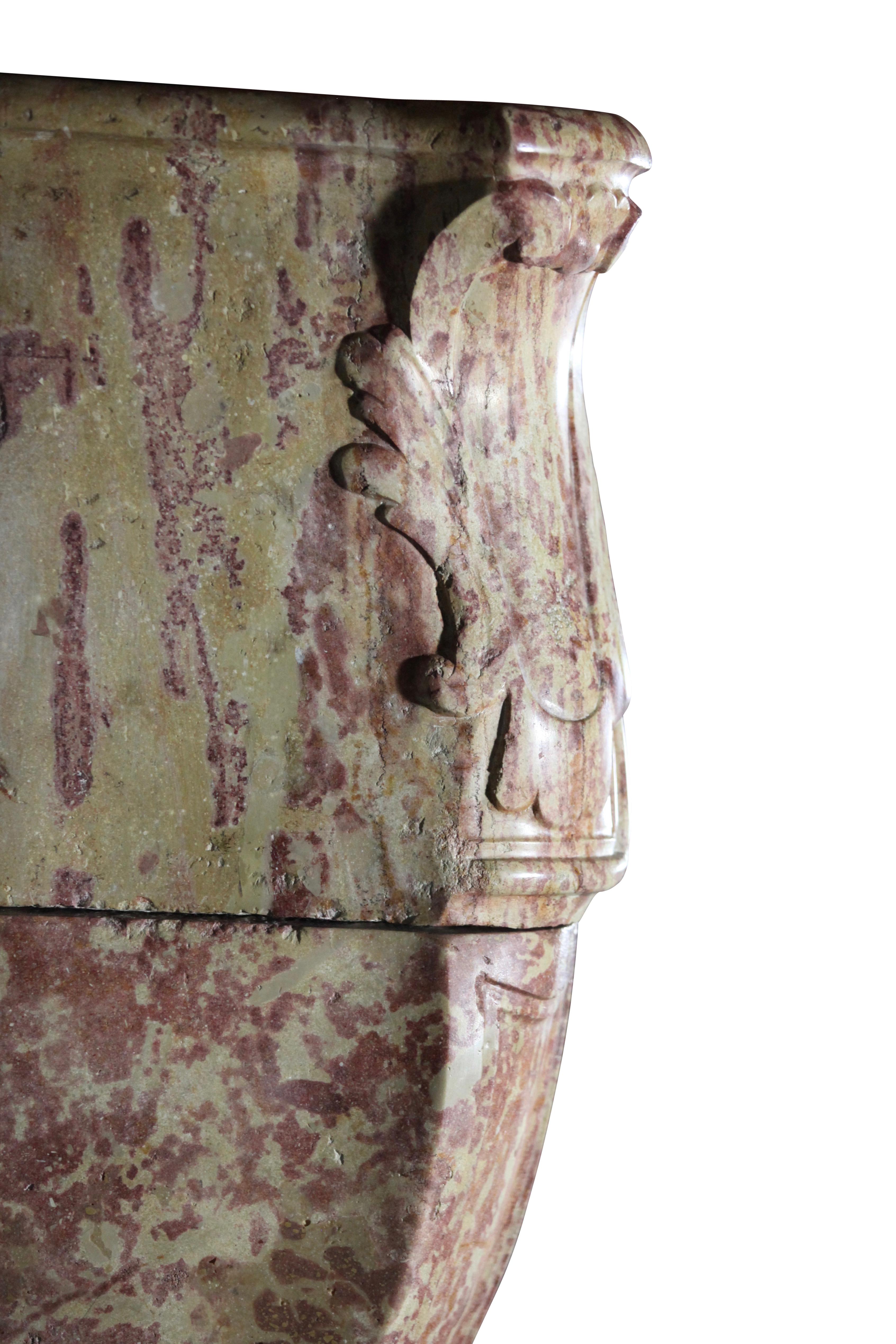 Revestimiento de chimenea de gran castillo francés antiguo del siglo XVIII en venta 11