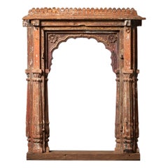 18th century Antique Indian Temple Window Panel from India