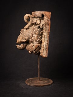 18th century Antique Indian wooden temple fragment from India