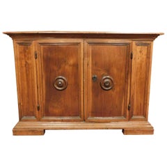 18th Century Antique Little Cabinet in Walnut, Period 1700, from Umbria 'Italia'