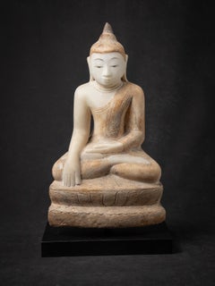 18th century Antique marble Burmese Buddha statue from Burma