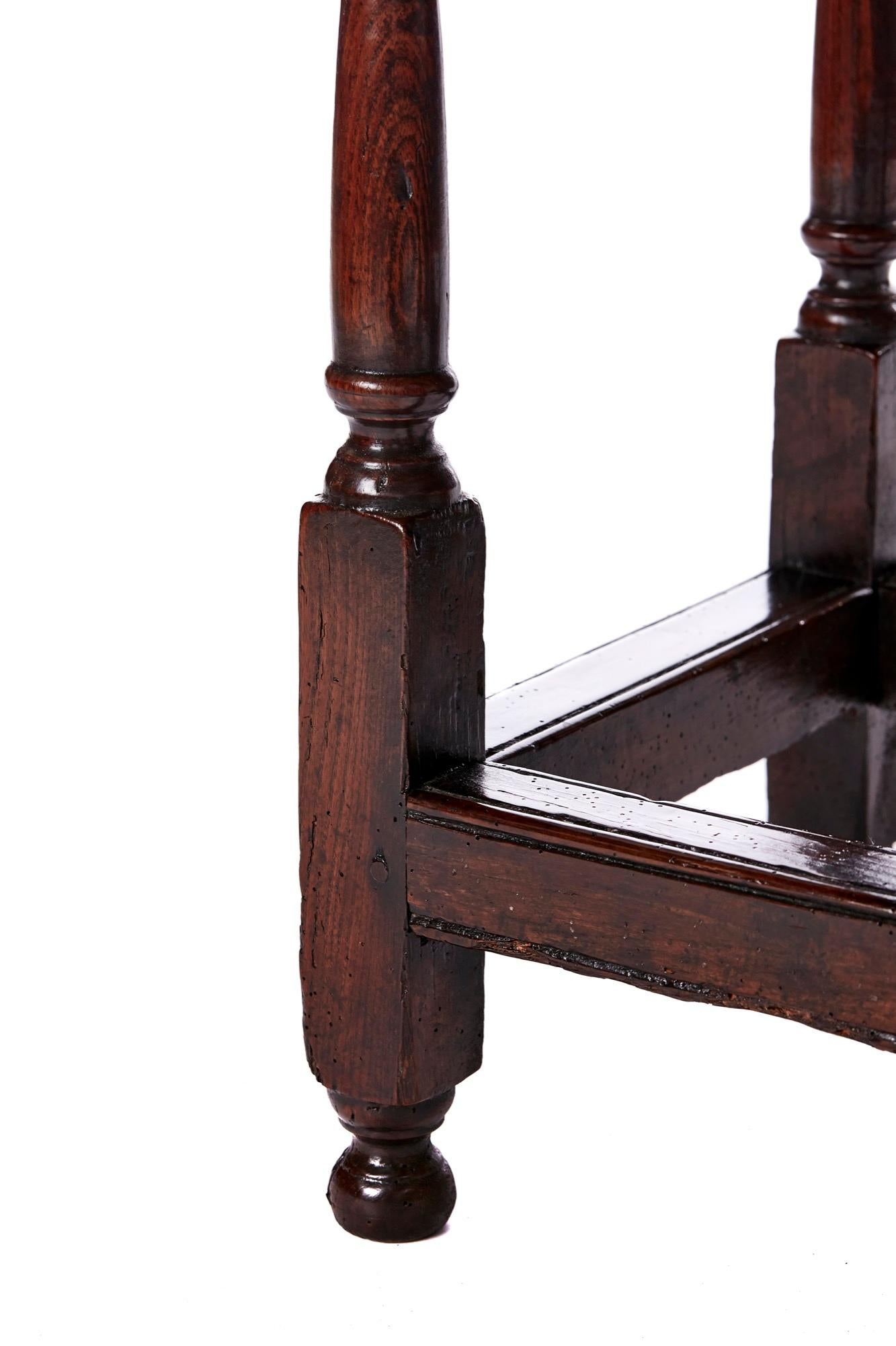 European 18th Century Antique Oak Gate Leg Table For Sale