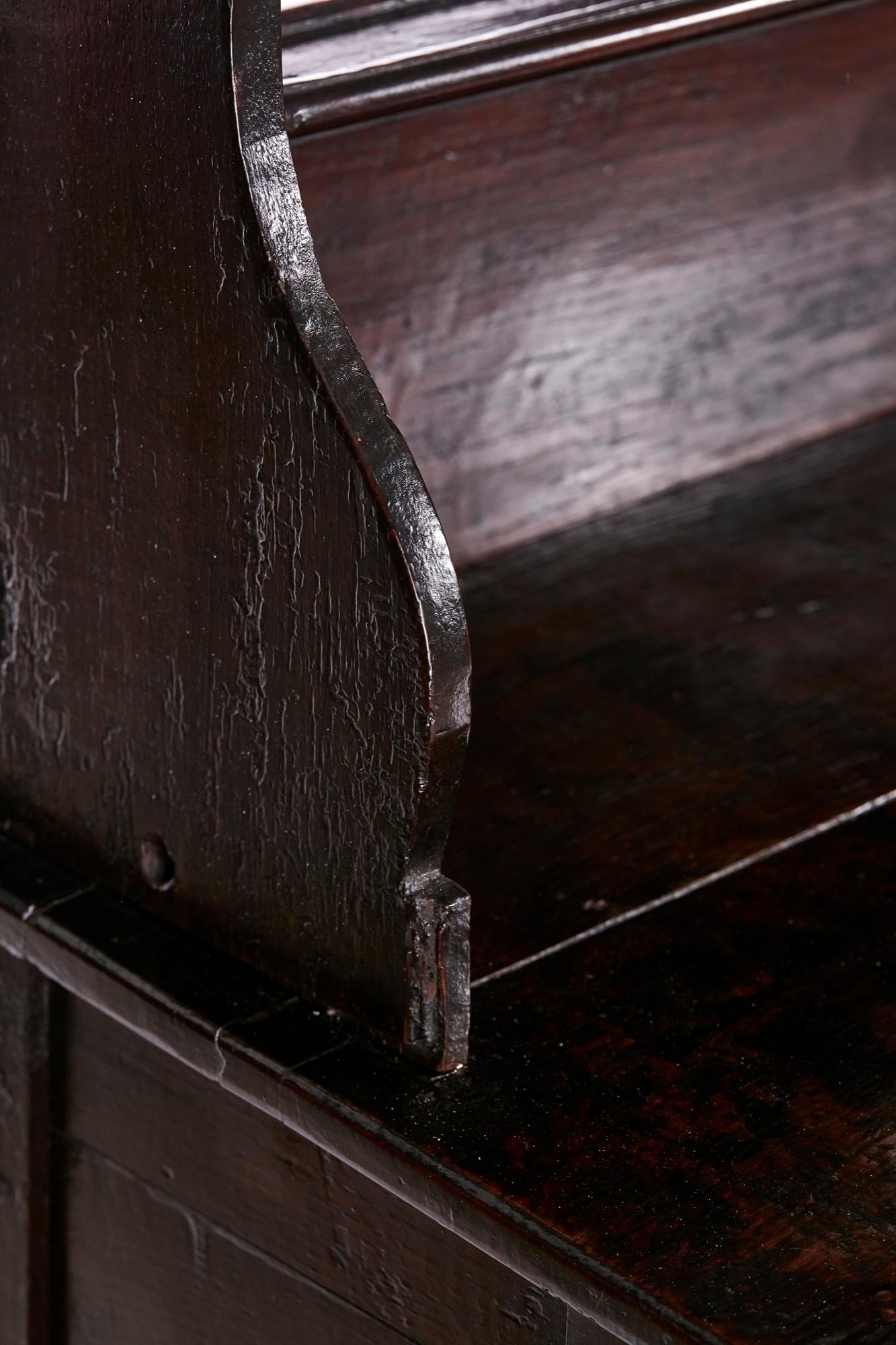 Mahogany 18th Century Antique Oak Welsh Dresser and Plate Rack