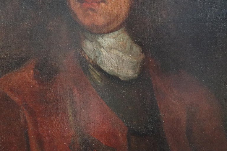18th Century Antique Oil Painting on Canvas Portrait of a Gentleman For ...