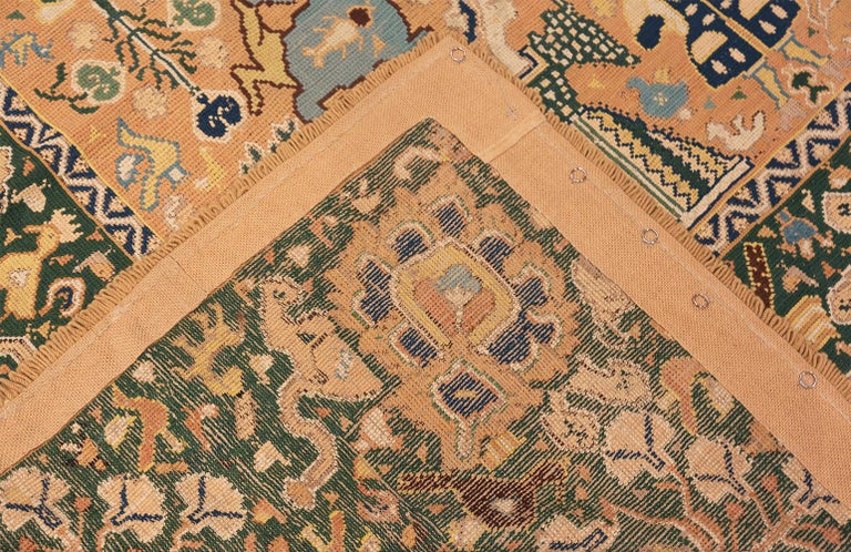 Applique Brocart Portugaise 18ème Siècle - Broderie Métallisée Sur Velours, Ancienne, Neuf