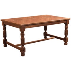 18th Century Antique Refectory Table, Low Work Table