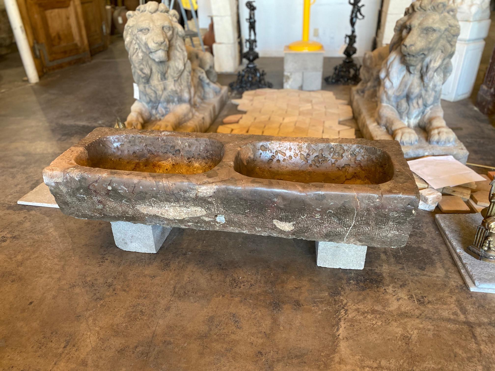 French 18th Century Antique Stone Trough
