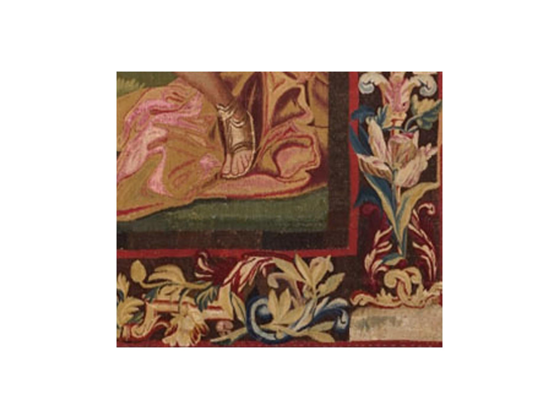Belgian 18th Century antique tapestry from Brussels - 