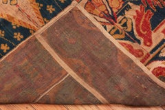 18th Century Antique Velvet Wall Hanging Dutch Textile 6'3" x 8'6"