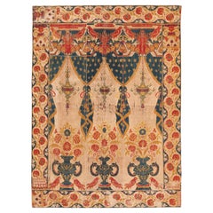 Tessile olandese da parete in velluto antico del XVIII secolo 6'3" x 8'6"