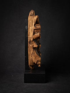 18th century Antique wooden Indian temple panel from India